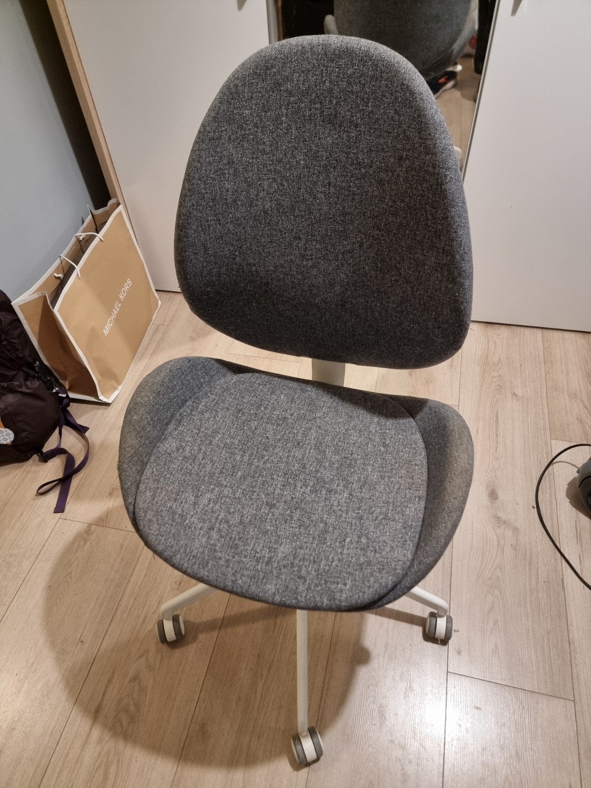IKEA Hattefjal bureaustoel (office chair), Huis en Inrichting, Ophalen, Grijs