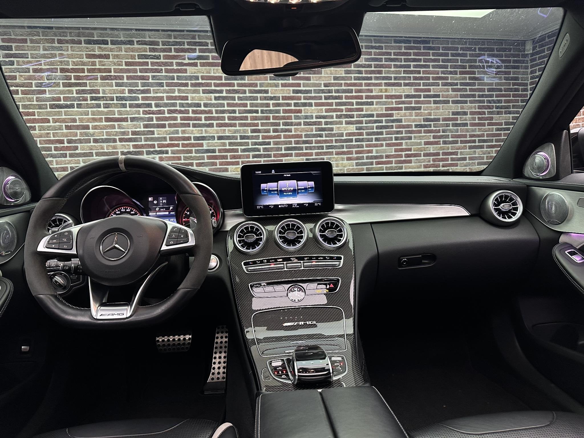 Mercedes-Benz C-klasse AMG 63 S Panorama Dealer 360 Headup B, Auto's, Automaat, Dealer onderhouden, Gebruikt, 510 pk