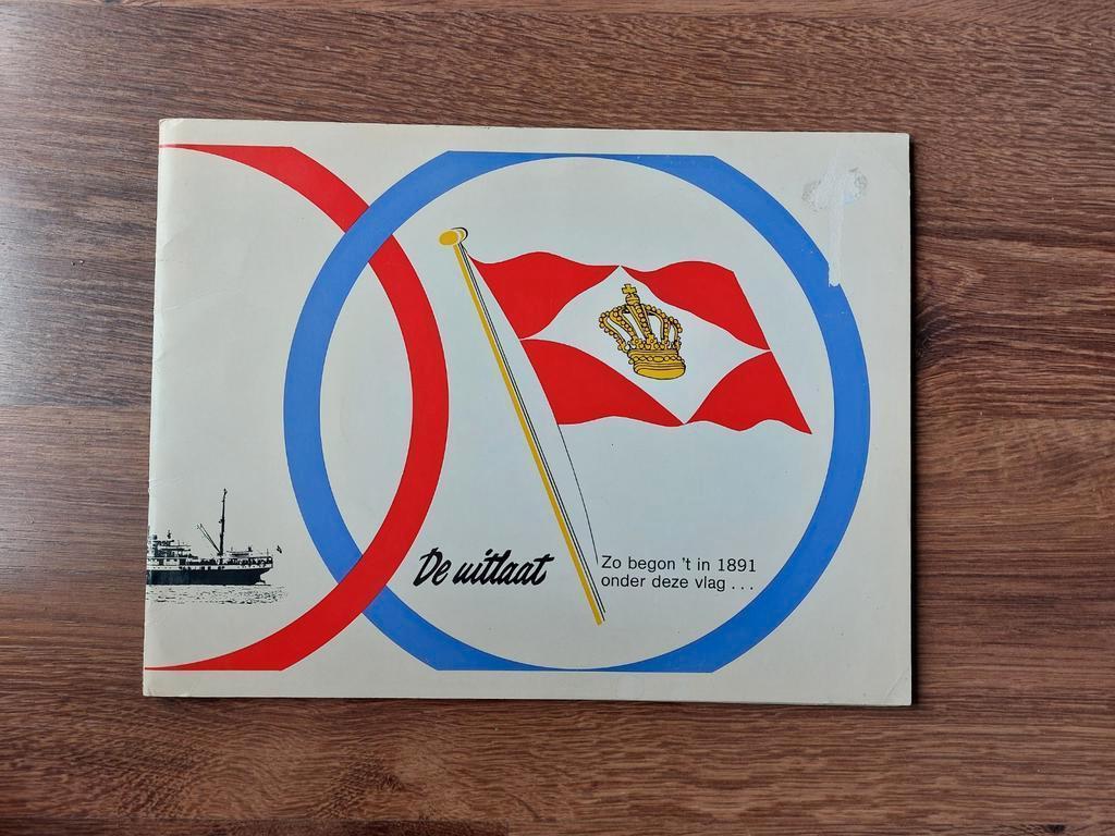 De Uitlaat: Zo begon 't in 1891 onder deze vlag (1966) KJCPL, Verzamelen, Ophalen of Verzenden, Gebruikt, Boek of Tijdschrift