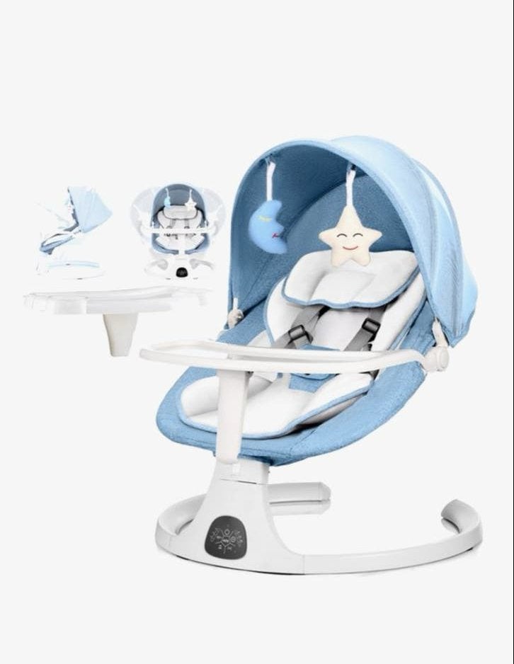 Luxe Baby Schommelstoel met Gordel - Nieuw, Ophalen, Nieuw, Overige typen, Afneembaar eetblad