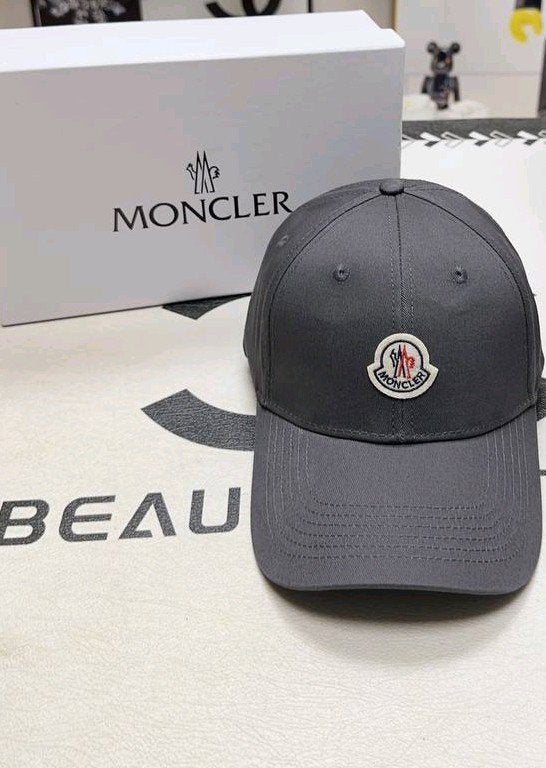 Moncler Pet Grijs - Nieuw, Moncler, Nieuw, Pet, One size fits all