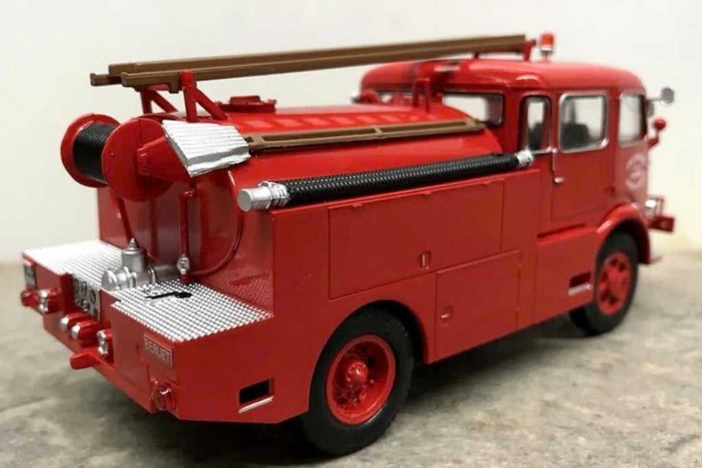 Berliet GLB 19 4x4 Bosbrandtankwagen Brandweerserie 1/43 136, Verzenden, Nieuw, Bus of Vrachtwagen, Overige merken
