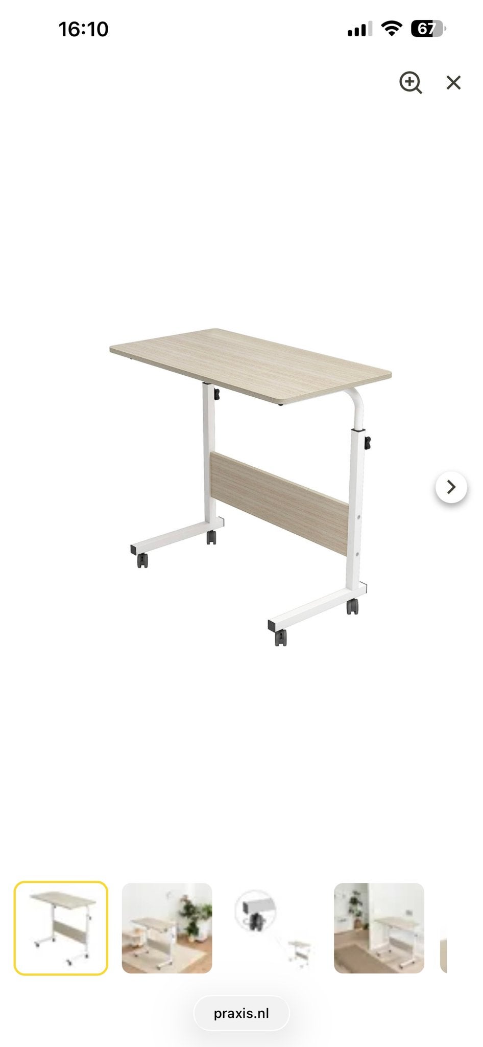 Flokoo laptoptafel - Bruin, Ophalen of Verzenden, Nieuw
