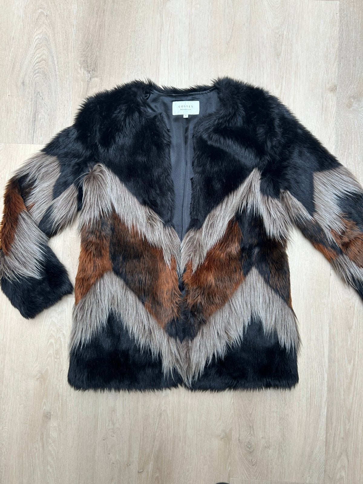 Costes Bohemian jas maat M, Kleding | Dames, Jassen | Winter, Ophalen of Verzenden, Nieuw, Maat 38/40 (M), Zwart