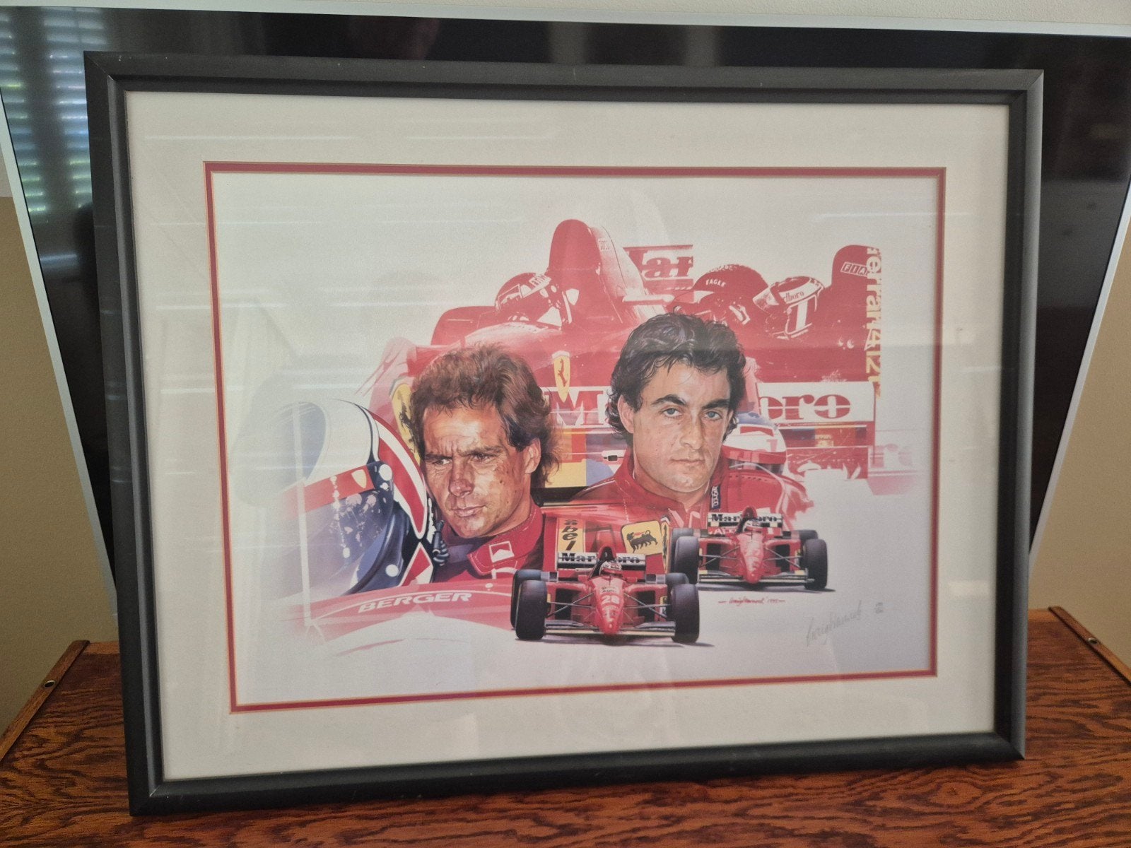 F1 Gerhard Berger/ Jean Alesi Ferrari, Ophalen