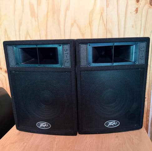 Peavey ST-12 Speakerset - 250 Watt, 8 Ohm, Gebruikt, Speakerset, Ophalen, 150 watt of meer