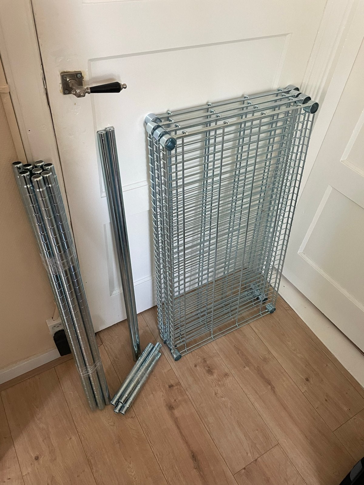 Ikea OMAR rek met kledingroede, Ophalen, Met plank(en), 200 cm of meer, 50 tot 100 cm