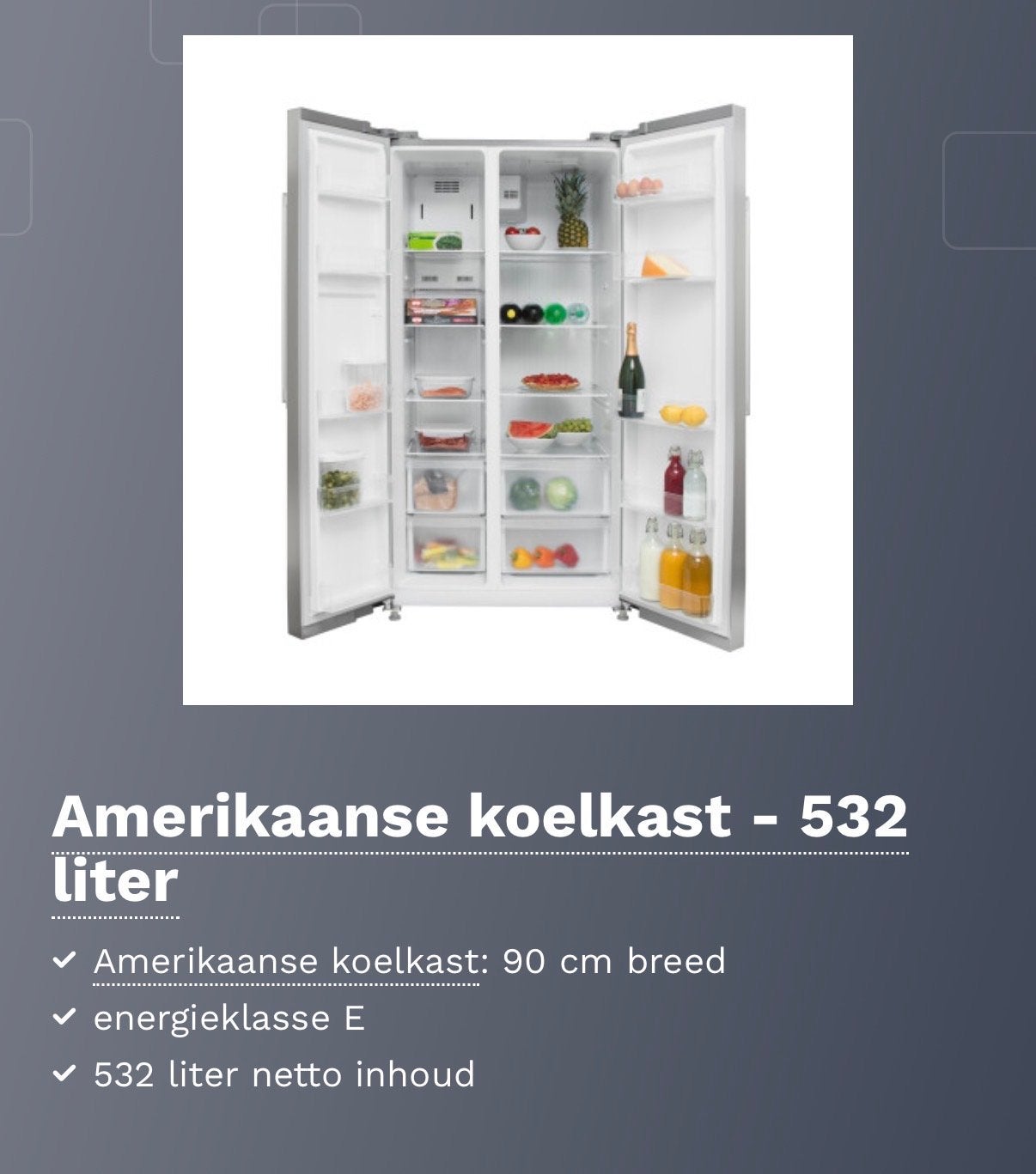 Koelkast met gaslek - Inventum SK010/02 (defect), Witgoed en Apparatuur, Koelkasten en IJskasten, Ophalen, 200 liter of meer, 60 cm of meer