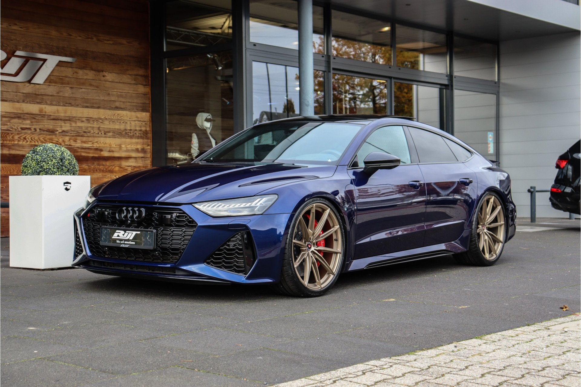 Audi RS7 4.0 V8 TFSI quattro *Dynamic Plus/4ws/Ceramic/Carbo, Auto's, Audi, Automaat, Gebruikt, Parkeersensor, Bedrijf