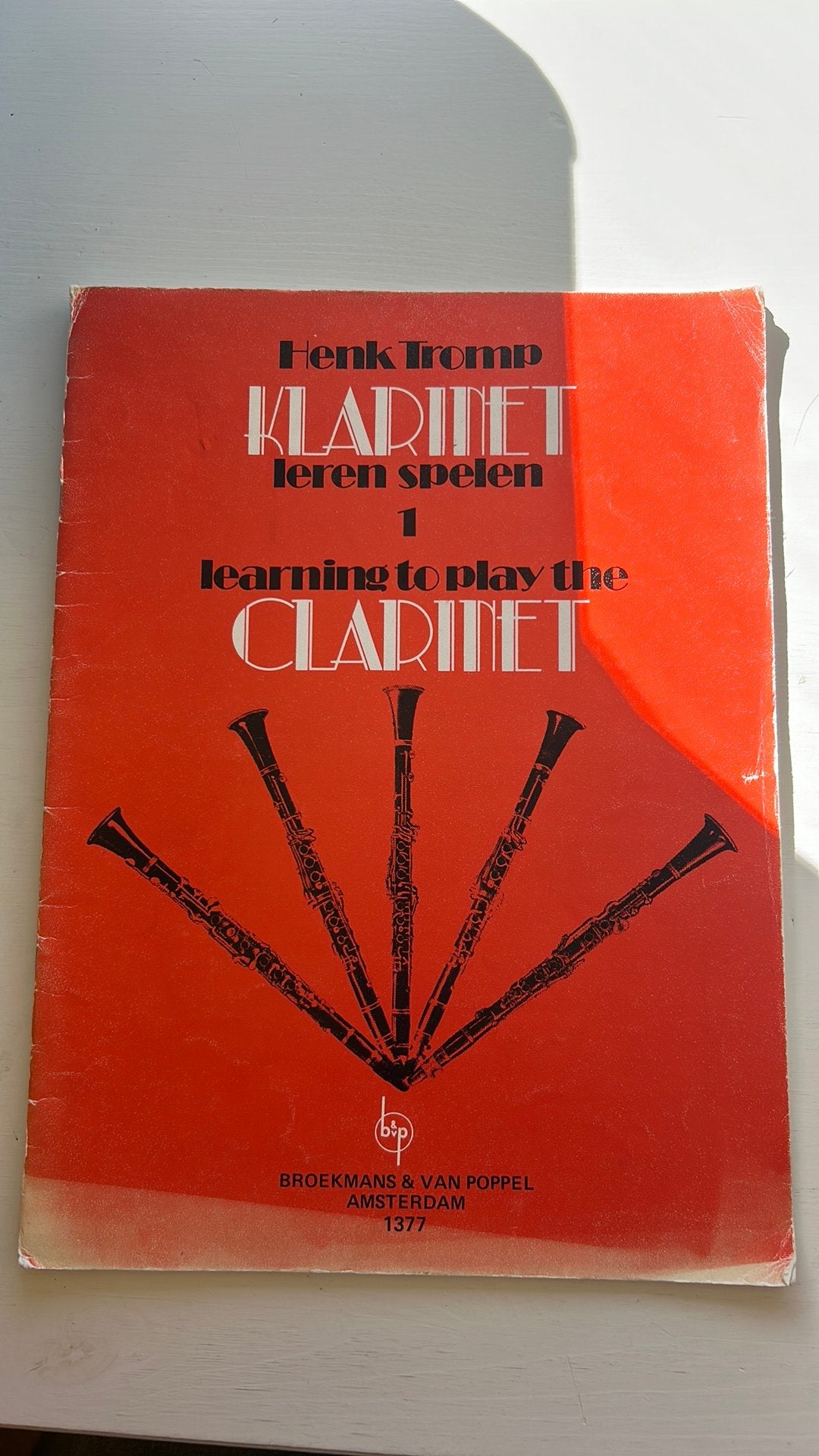 Klarinet leren spelen 1 - Henk Tromp, Ophalen of Verzenden, Zo goed als nieuw, Les of Cursus, Klarinet