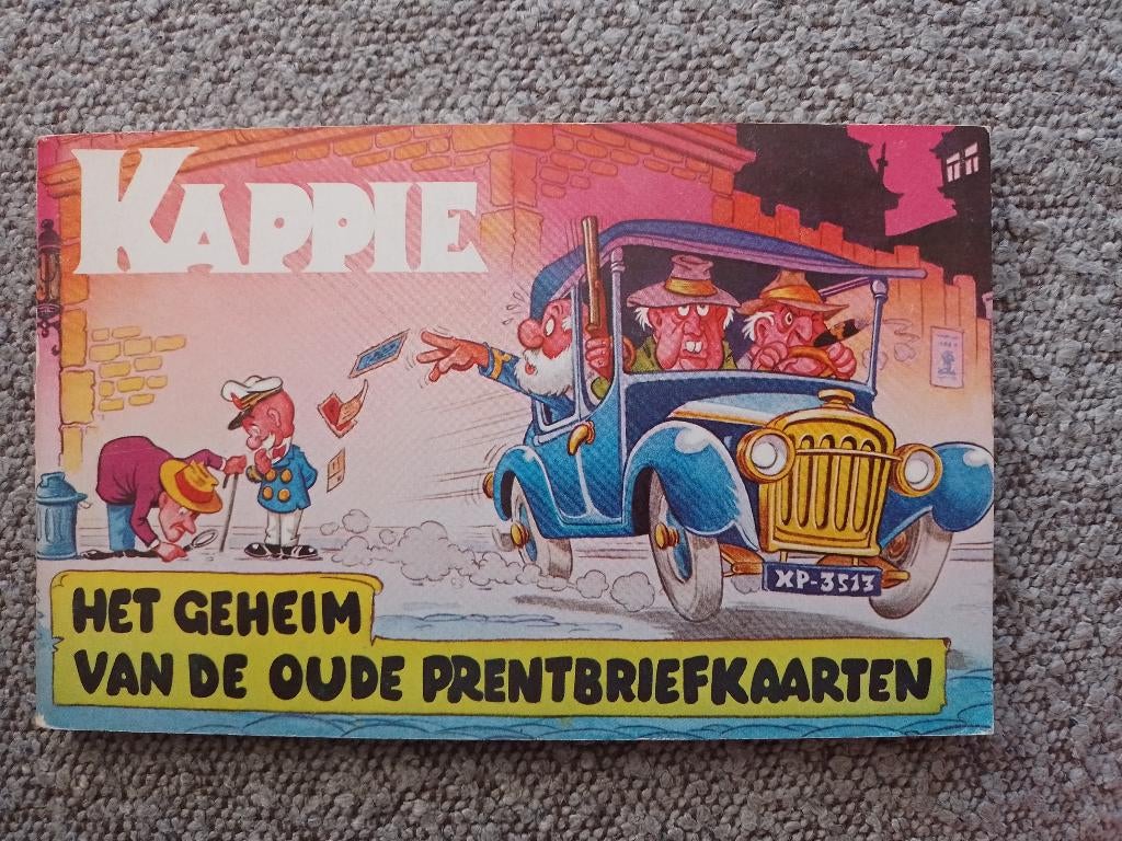 Kappie - Het geheim van de oude prenten briefkaarten., Eén stripboek, Ophalen of Verzenden, Gelezen