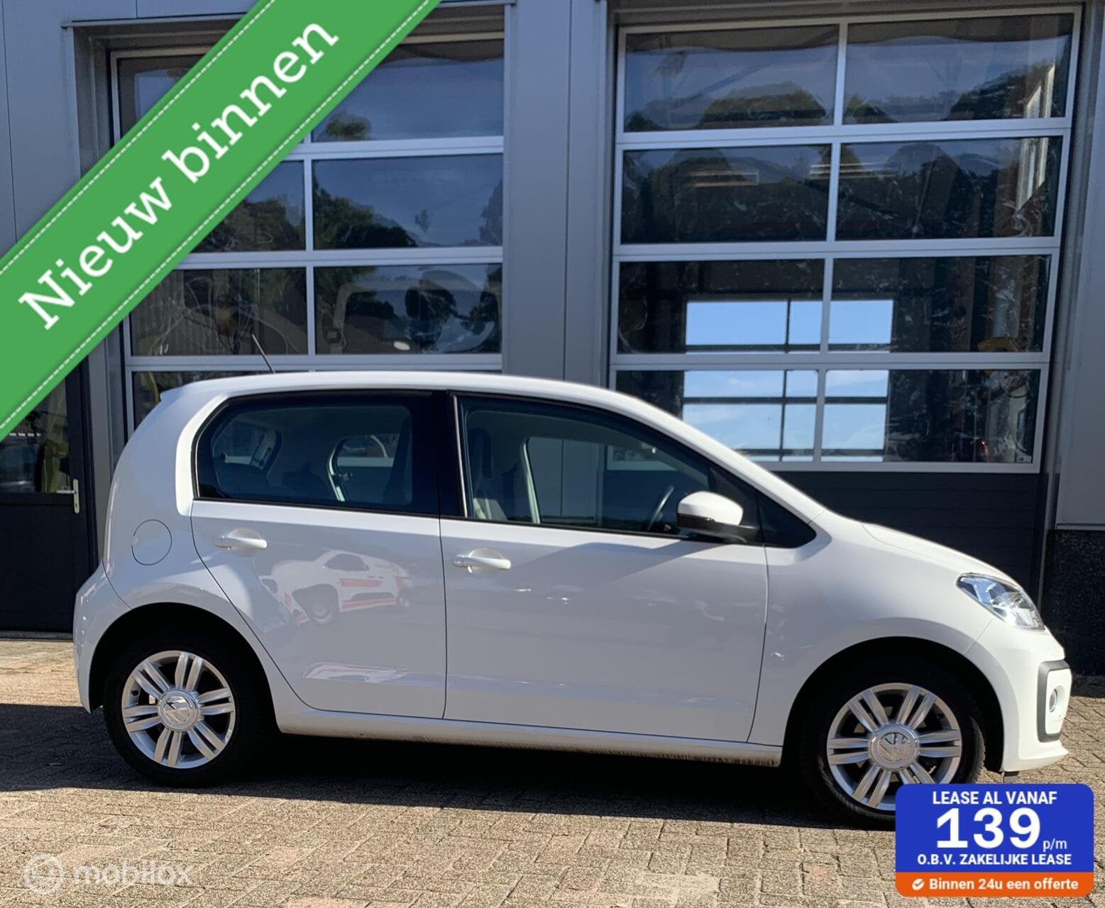 Volkswagen up 1.0 High up| 5-deurs|Cruise|Stoelverwarming, Voorwielaandrijving, Gebruikt, Origineel Nederlands, Bedrijf