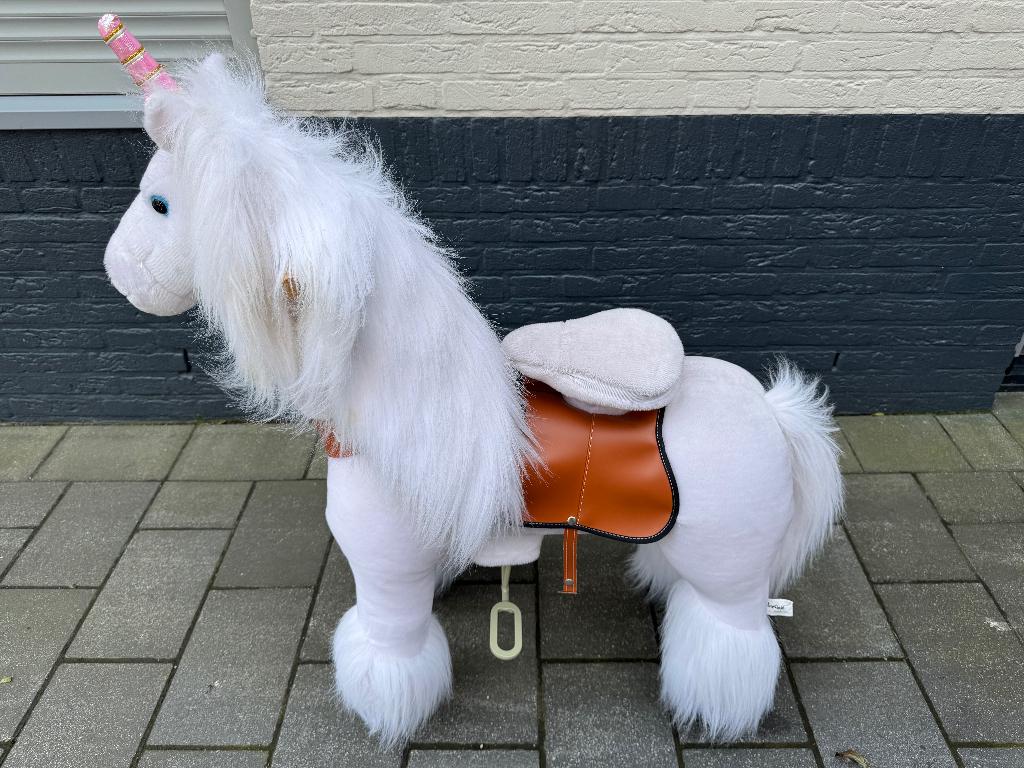 Pony Ride Rijdend paard - Eenhoorn - Unicorn, Ophalen, Zo goed als nieuw