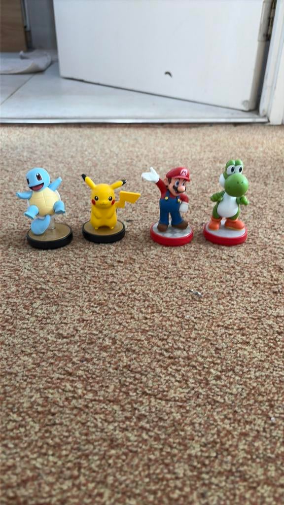 Ambibo van squirtle, pikachu, mario en yoshi, Ophalen of Verzenden, Zo goed als nieuw