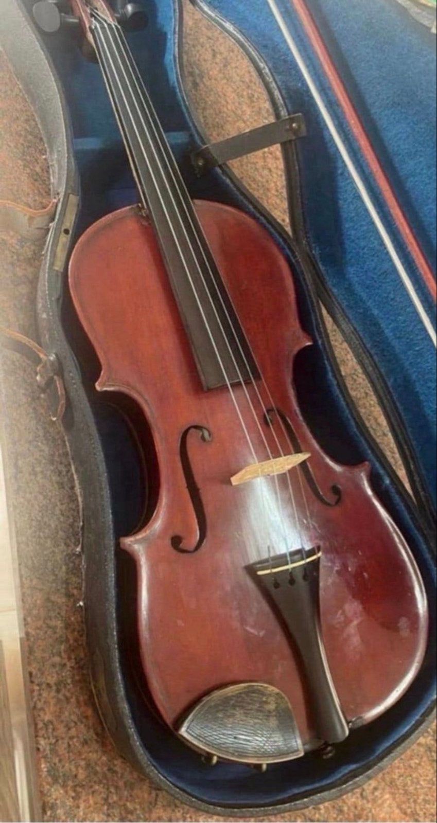 Antieke Oude Hopf Viool uit Klingenthal (19e Eeuw), Gebruikt, Viool, Ophalen of Verzenden, 4/4-viool