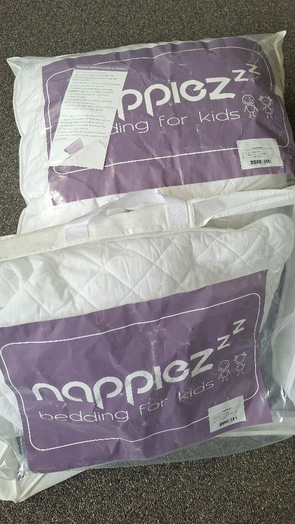 Nappiez Peuterdekbed en kussen, Ophalen, Jongetje of Meisje, Wit, Deken of Dekbed