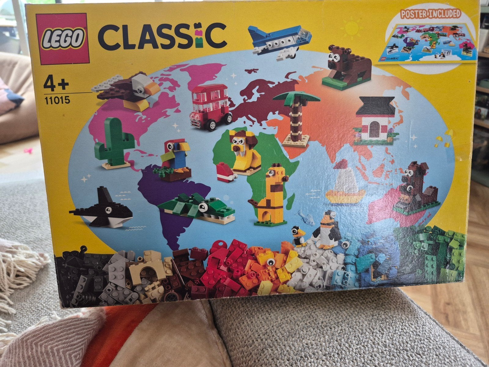 LEGO Classic 11015 Wereldreis - Complete set met doos, Ophalen of Verzenden, Zo goed als nieuw