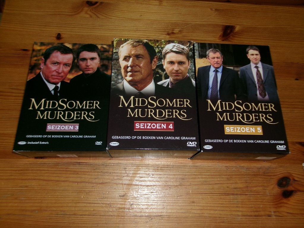 Midsomer Murders DVD's - Diverse Seizoenen, Alle leeftijden, Ophalen of Verzenden, Zo goed als nieuw, Thriller