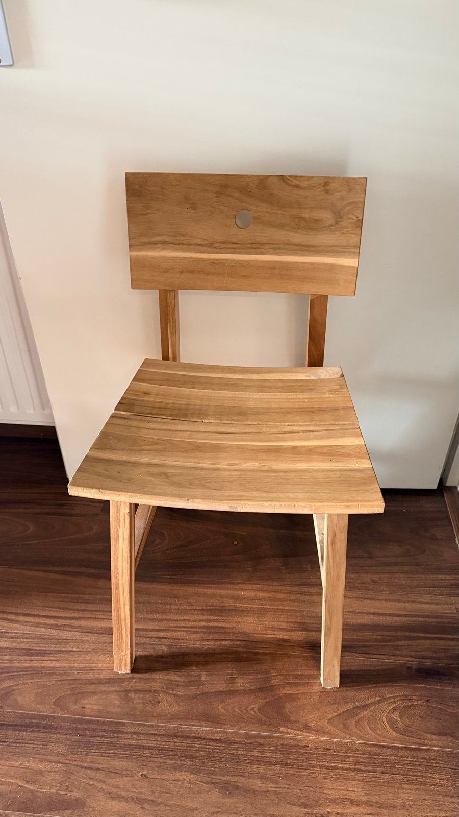 3x IKEA Skogsta Stoelen - Oud Model, Stevig Hout, Ophalen, Gebruikt, Hout, Drie
