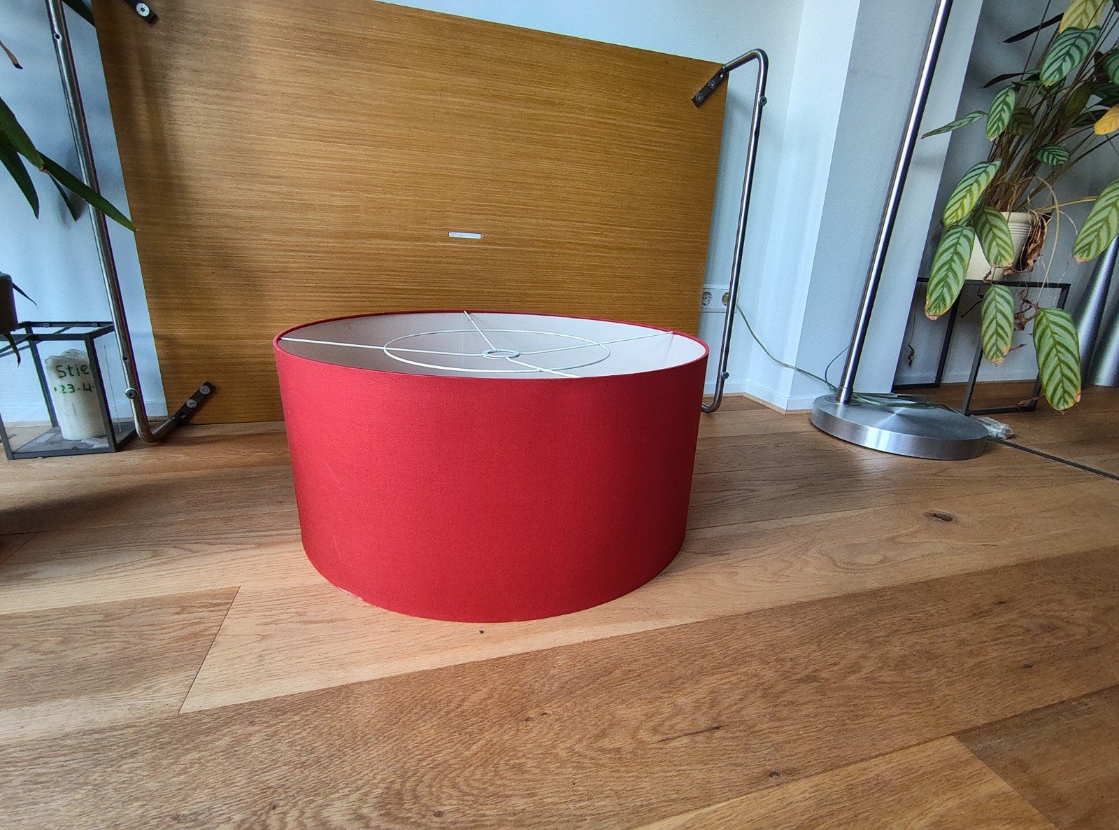 lampenkap (61x28 cm),rood, normale fitting., Dieren en Toebehoren, Ophalen, Gebruikt