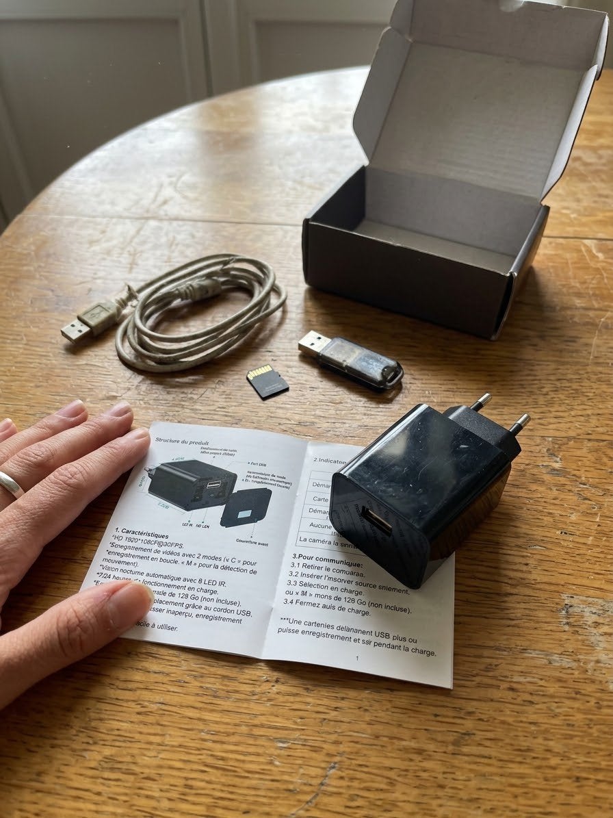 Spy Camera - Power Adapter - Premium, Computers en Software, Ophalen of Verzenden, Zo goed als nieuw