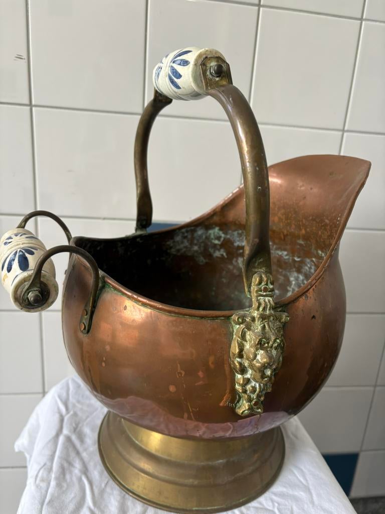 Koper gieter, Ophalen, Koper