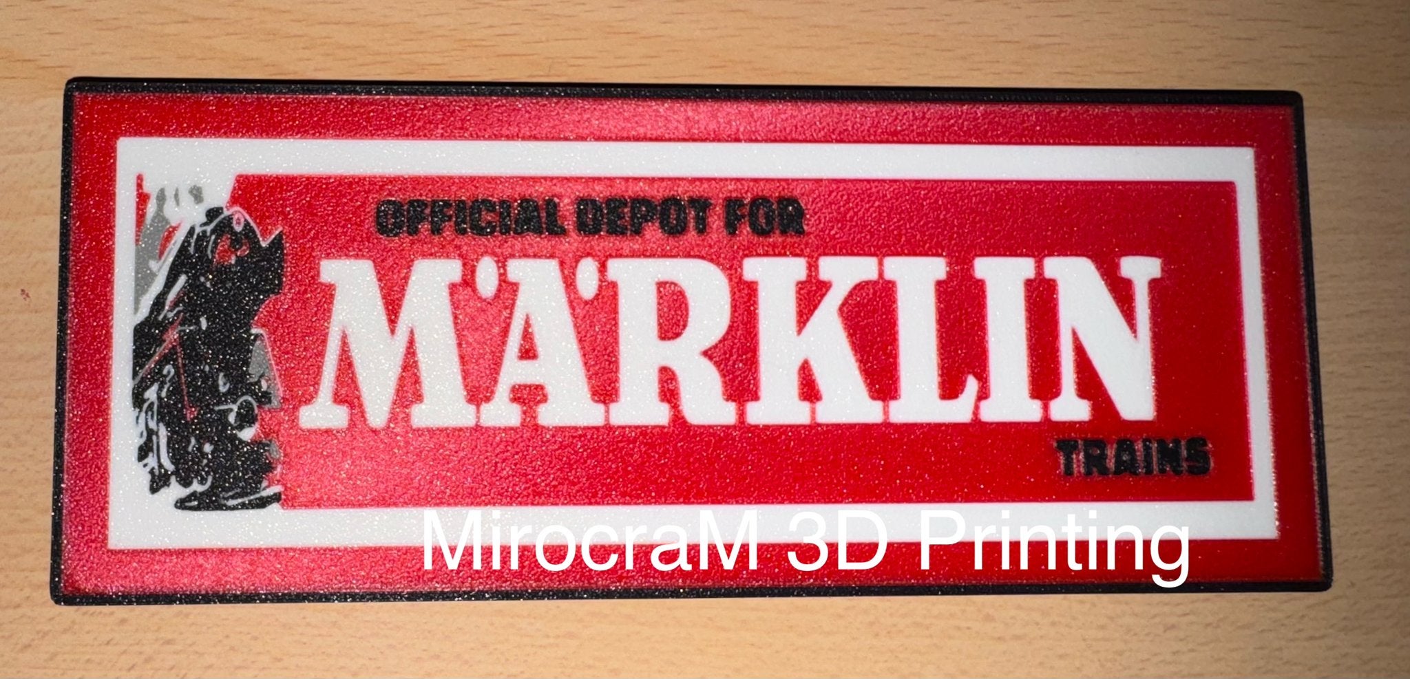 Märklin "Official Depot" Lichtbak - 26x8cm, Verzenden, Zo goed als nieuw, Overige typen