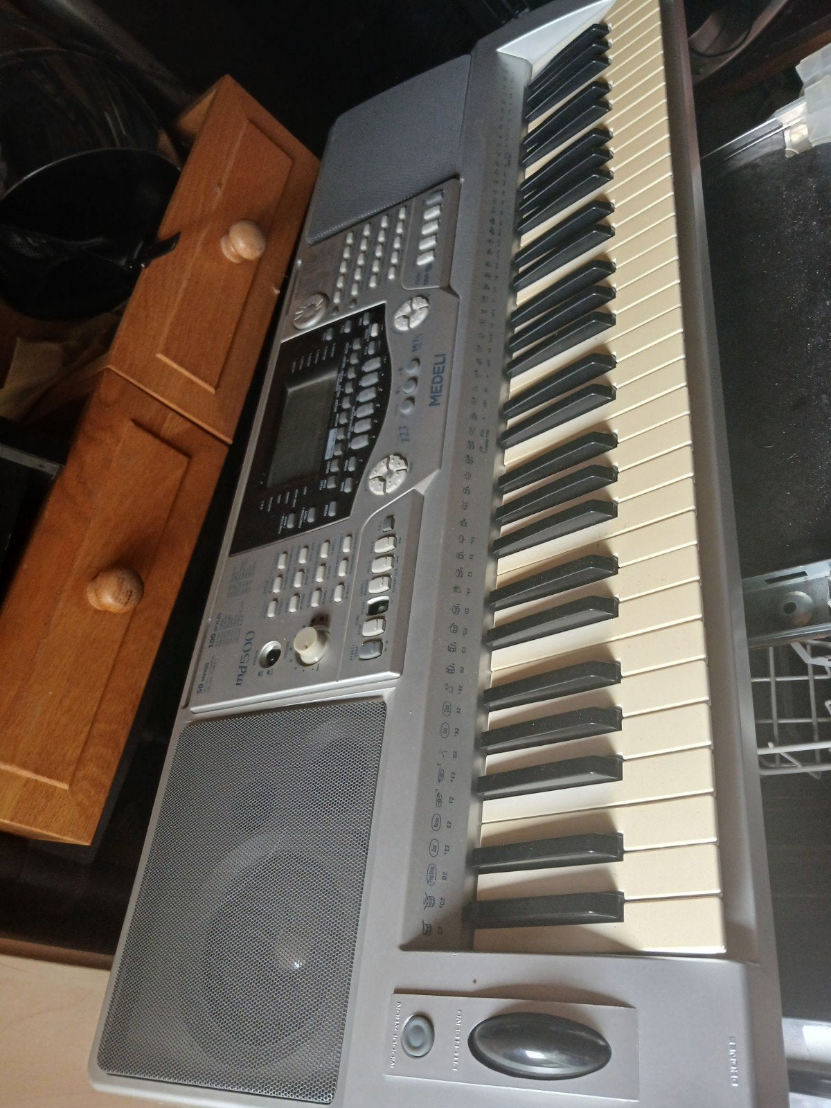 Medeli keyboard, Muziek en Instrumenten, Keyboards, Ophalen, Gebruikt, 61 toetsen, Medeli