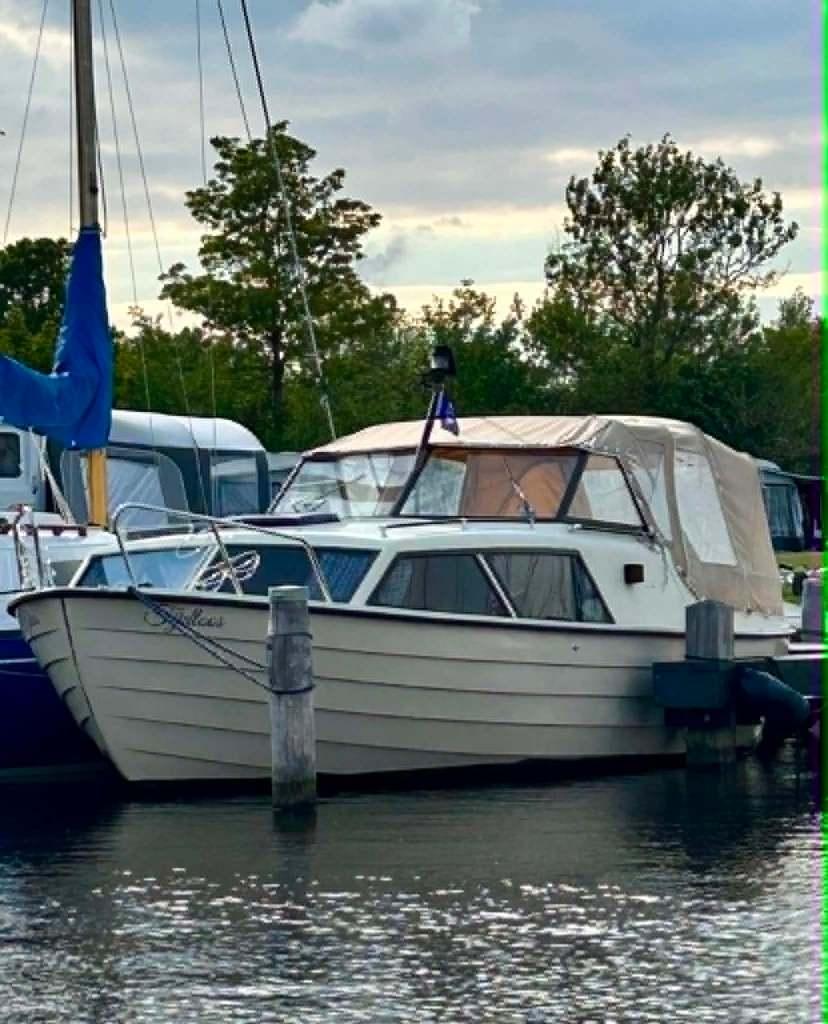 Nette Nidelv 24 spitsgatter met rondzit en Yanmar 3 cilinder, Watersport en Boten, Motorboten en Motorjachten, Ophalen, 70 cm