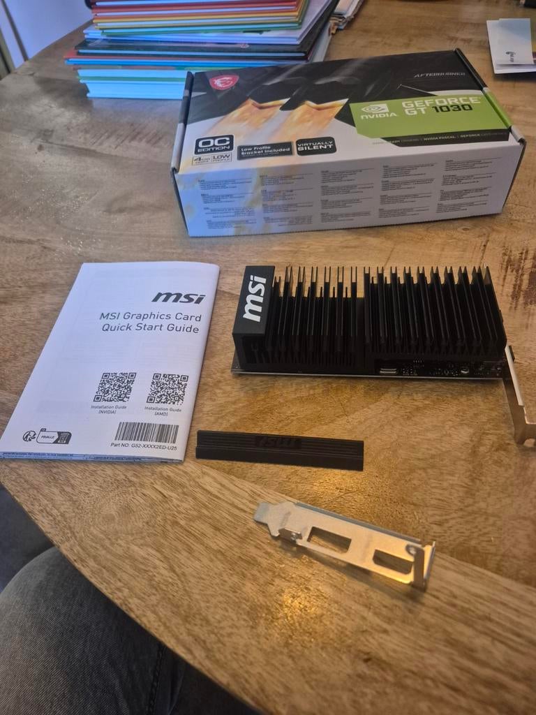 MSI GeForce GT 1030 2GD4 LP OC Grafische Kaart, Computers en Software, Videokaarten, PCI-Express 3, Ophalen of Verzenden, Zo goed als nieuw
