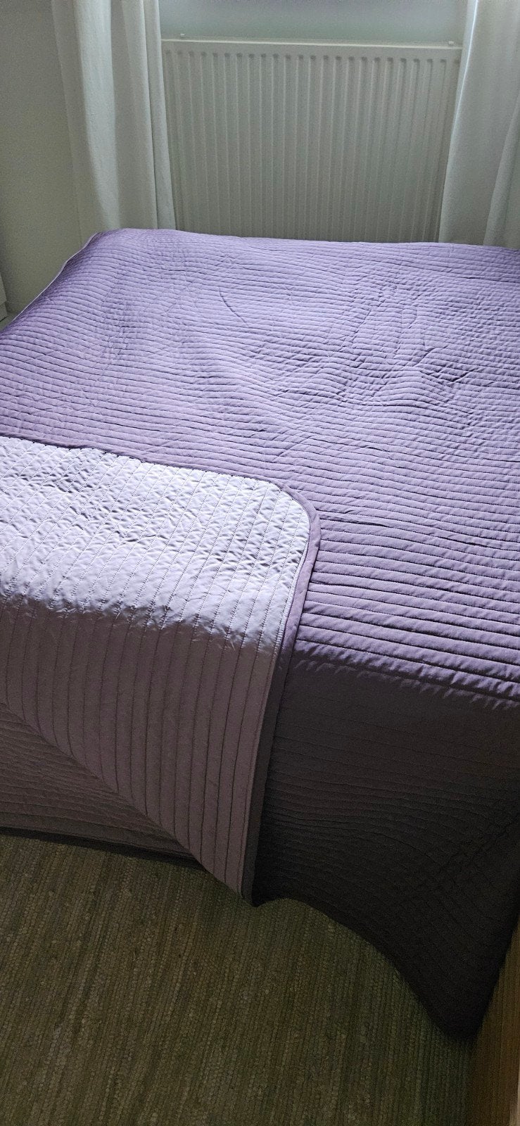 Groot lila-paars sprei / bedcover, Ophalen of Verzenden