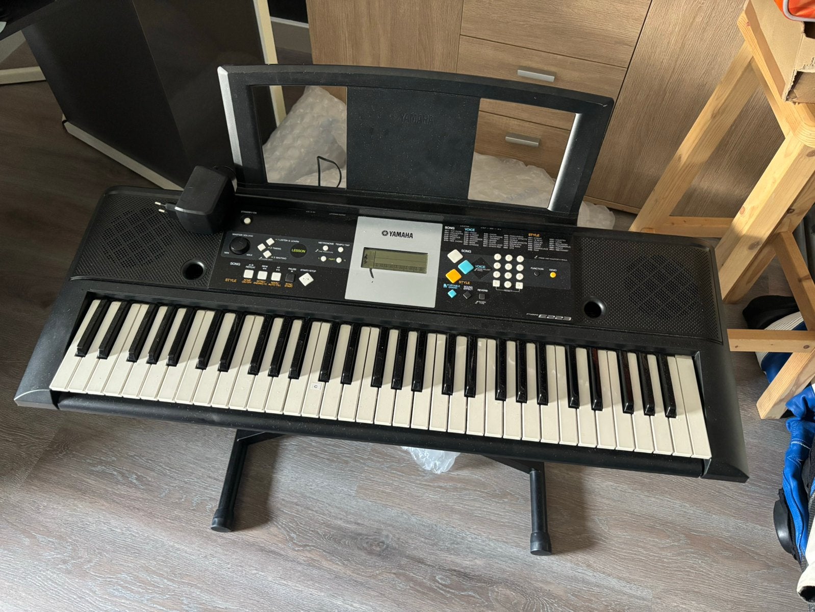 Yamaha psr 223, Ophalen, Zo goed als nieuw, 61 toetsen, Yamaha