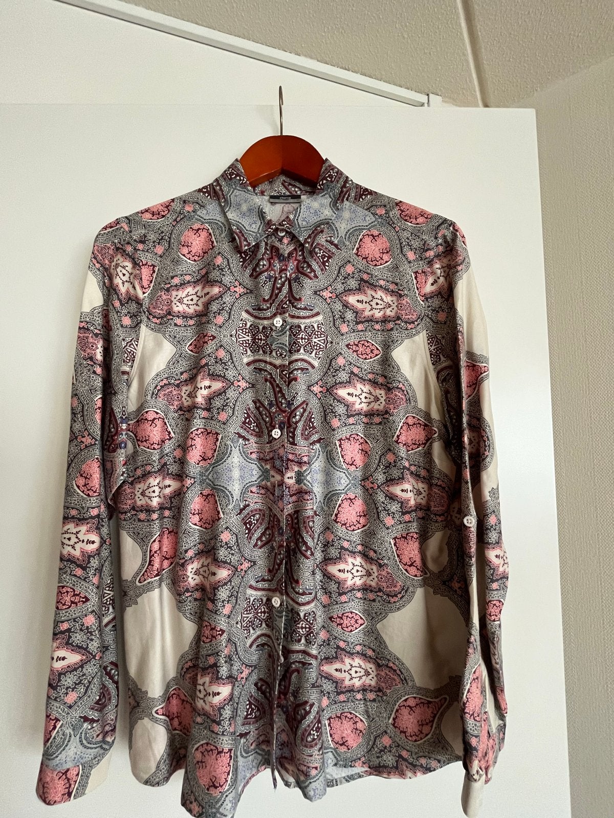 Eterna Dames Blouse met Paisley Print, Ophalen of Verzenden, Gedragen, Maat 42/44 (L), Roze