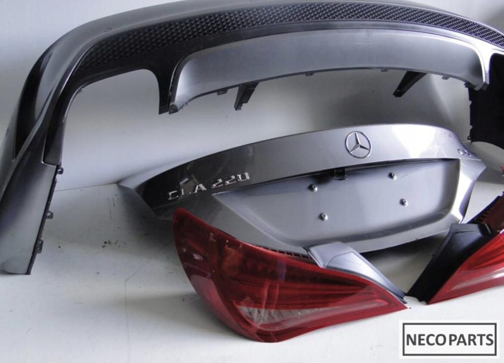 MERCEDES CLA W117 ACHTERKLEP ACHTERBUMPER ACHTERLICHTEN, Gebruikt, Ophalen of Verzenden, Achter, -