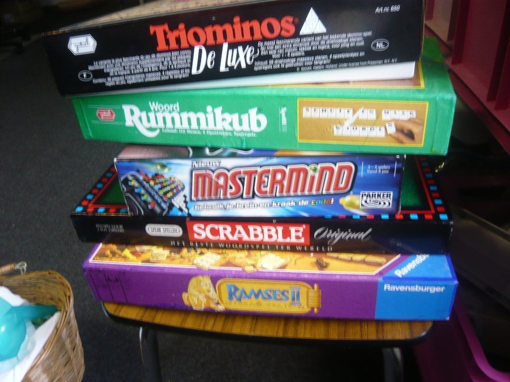 Triominos; Scrabble; Ramses; Mastermind etc., Hobby en Vrije tijd, Ophalen of Verzenden