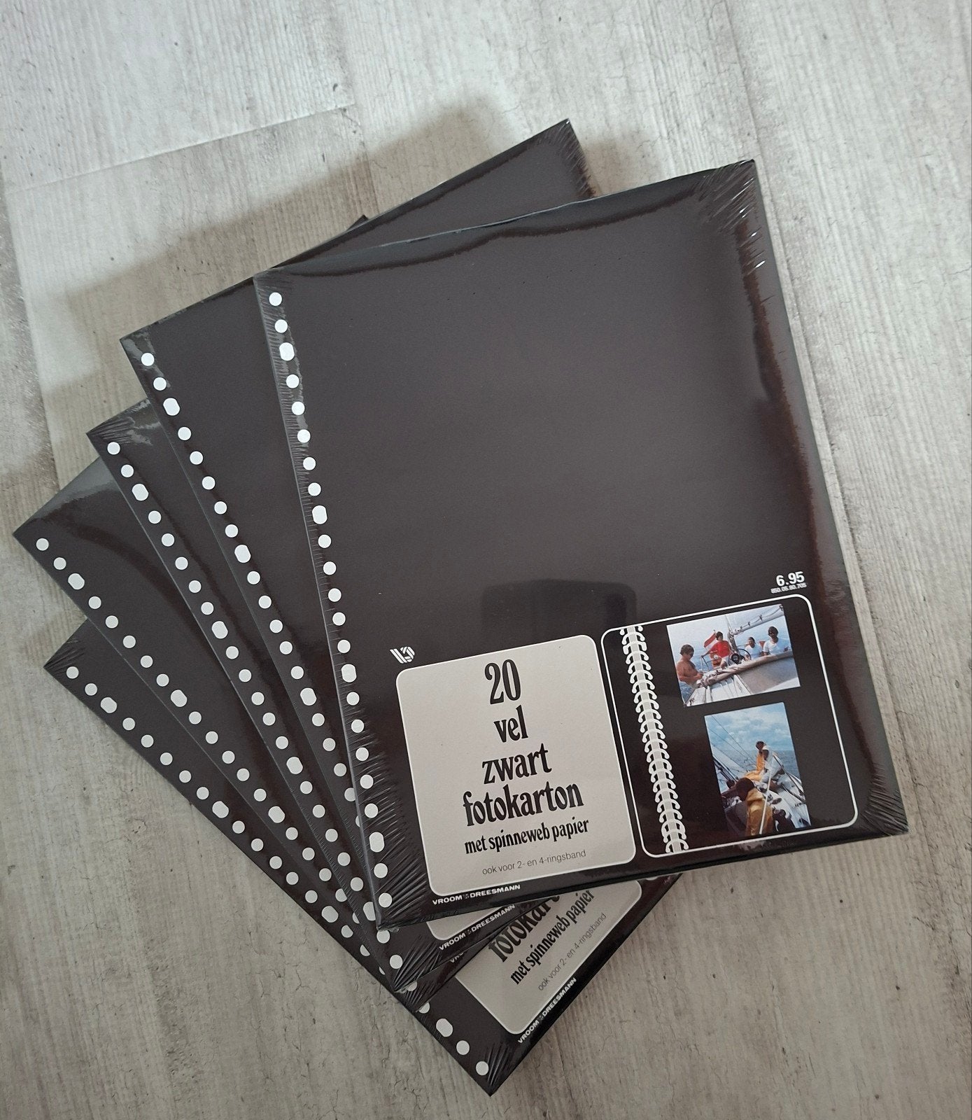 Fotokarton voor Fotoalbum zwart, Bladen voor Fotomap Nieuw, Ophalen of Verzenden, Nieuw, Fotoalbum-accessoire, Vroom & Dreesmann