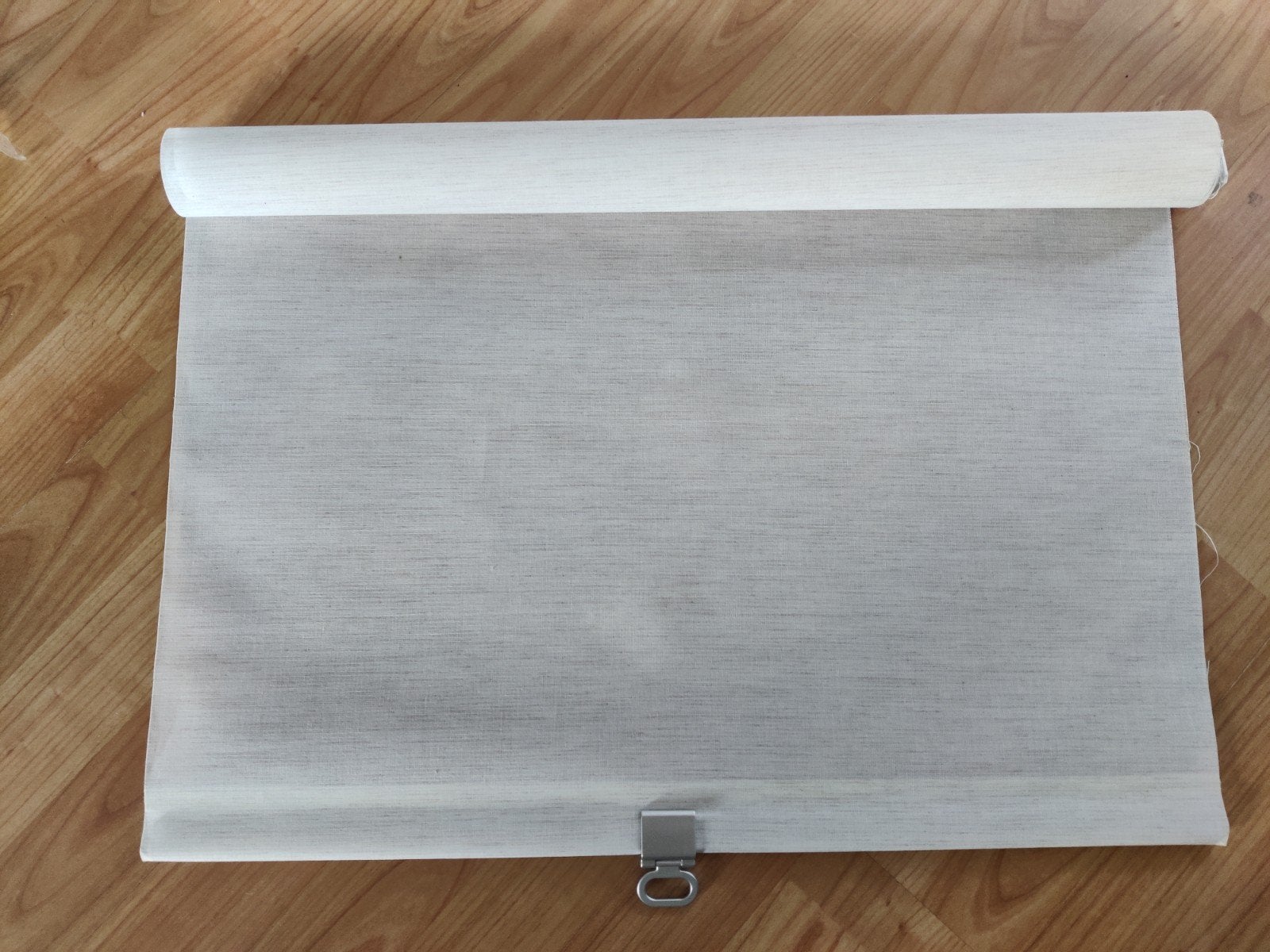 Rolgordijn - tretur ikea, wit/licht grijs, Ophalen, Grijs