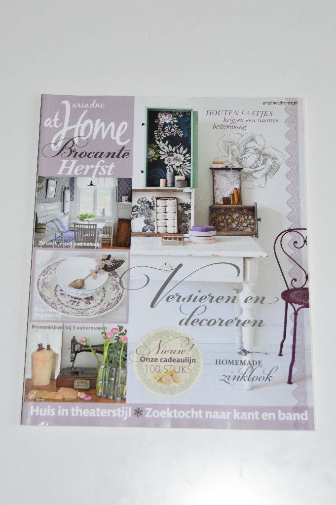 Ariadne at Home Brocante Herfst 2013 tijdschrift, Boeken, Verzenden, Zo goed als nieuw