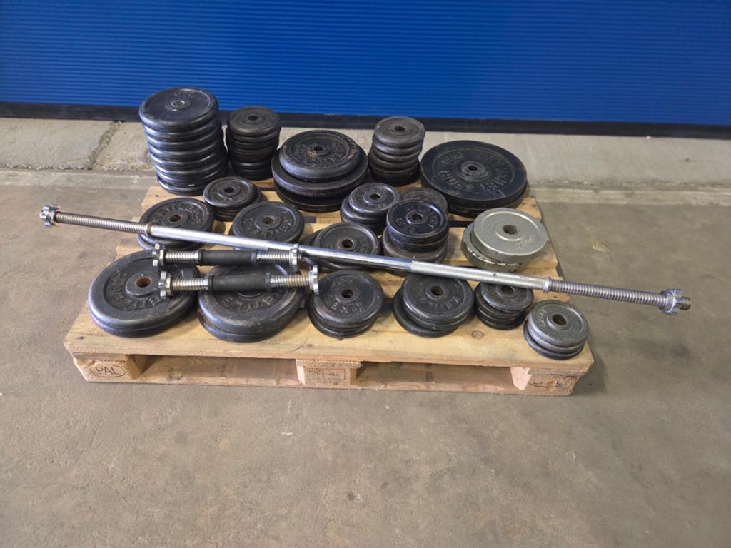 Fitness gewichten Dumbells halterstang 280kg, Ophalen, Dumbbell