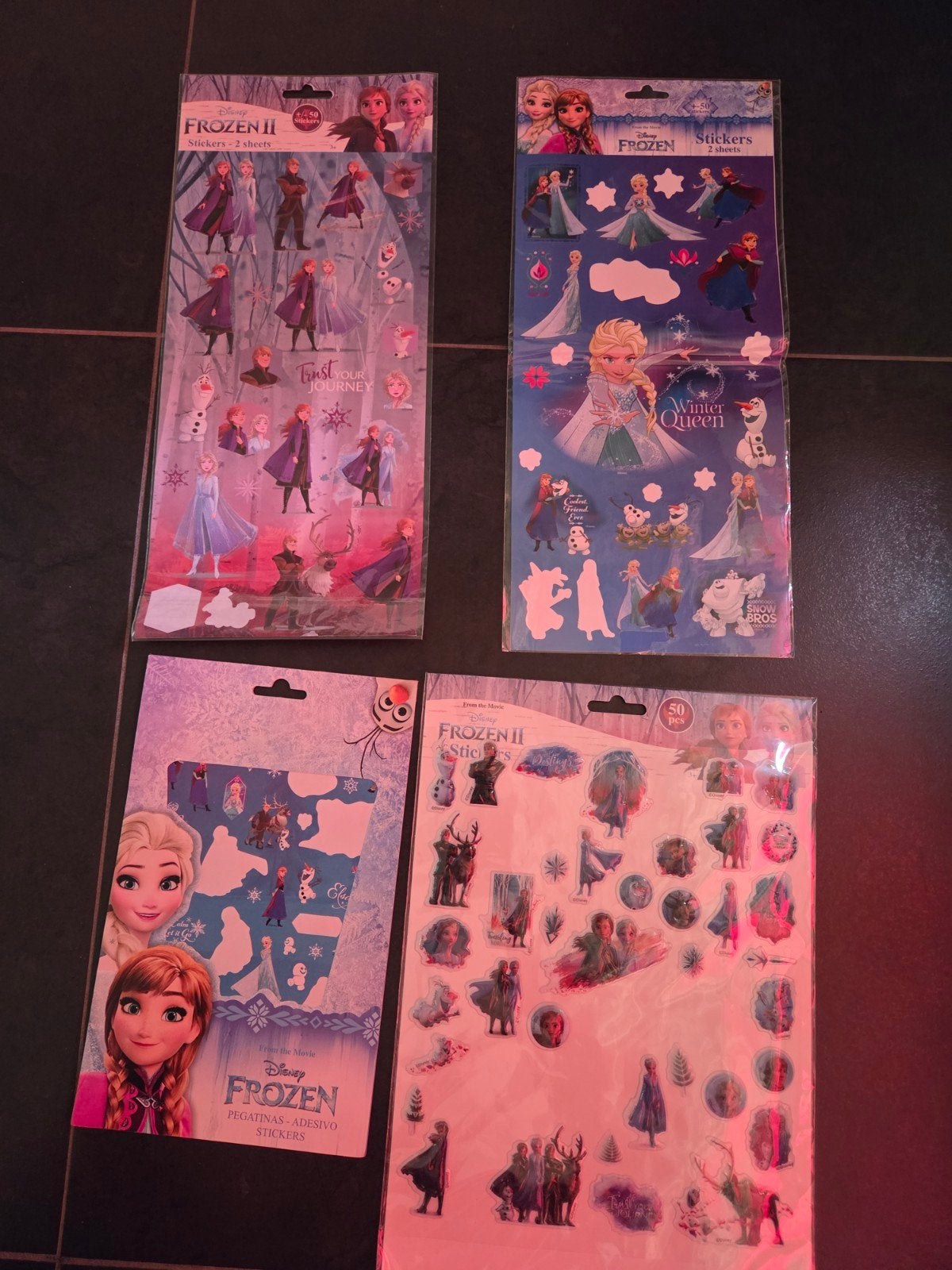 Disney Frozen l en II Stickersets - Nieuw heel veel!, Ophalen of Verzenden, Nieuw, Strip of Tekenfilm