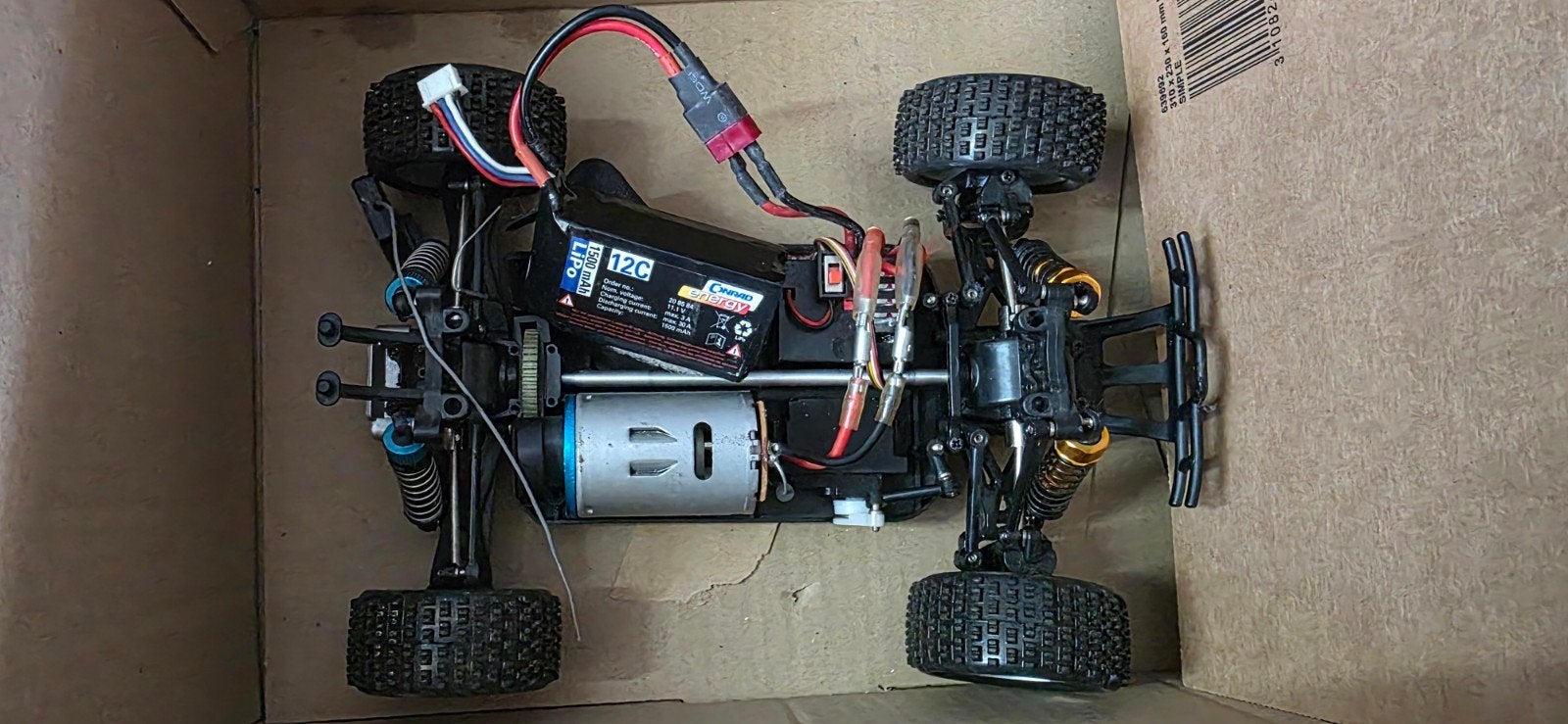 RC auto met batterij zonder afstandsbediening), Elektro, Gebruikt, Auto offroad, Ophalen of Verzenden