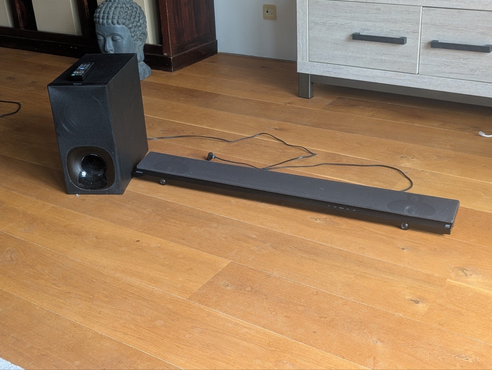 Sony HT-NT5 Soundbar met draadloze subwoofer, Ophalen, Bluetooth, Gebruikt