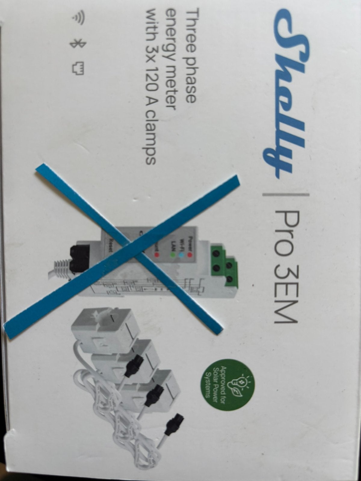 Shelly Pro 3 EM 4x 120A clamps, Ophalen of Verzenden, Nieuw, Overige typen