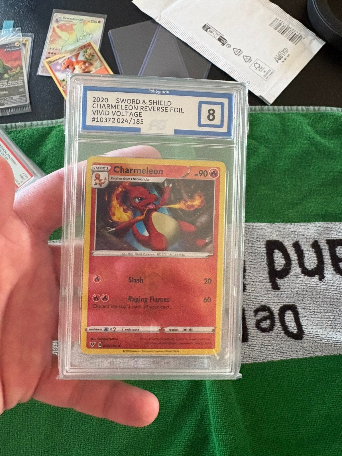 Charmeleon slab, Ophalen of Verzenden, Zo goed als nieuw, Meerdere kaarten, Foil
