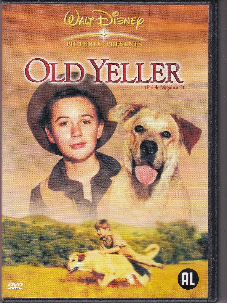 Old Yeller ֎ 1957, Dorothy McGuire, Fess Parker, Alle leeftijden, Drama, Ophalen of Verzenden, Zo goed als nieuw