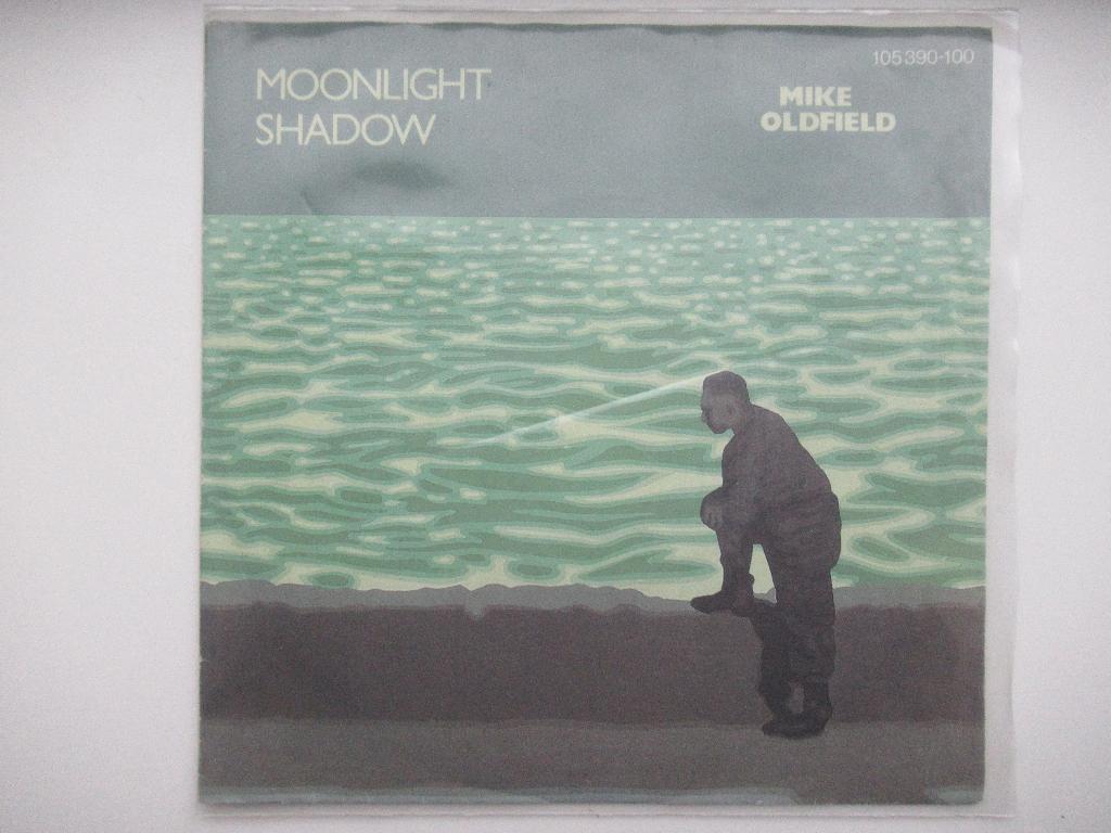 MIKE OLDFIELD # MOONLIGHT SHADOW/RITE OF MAN, Cd's en Dvd's, Vinyl | Nederlandstalig, Fotohoes, 7 inch, Ophalen of Verzenden, Zo goed als nieuw