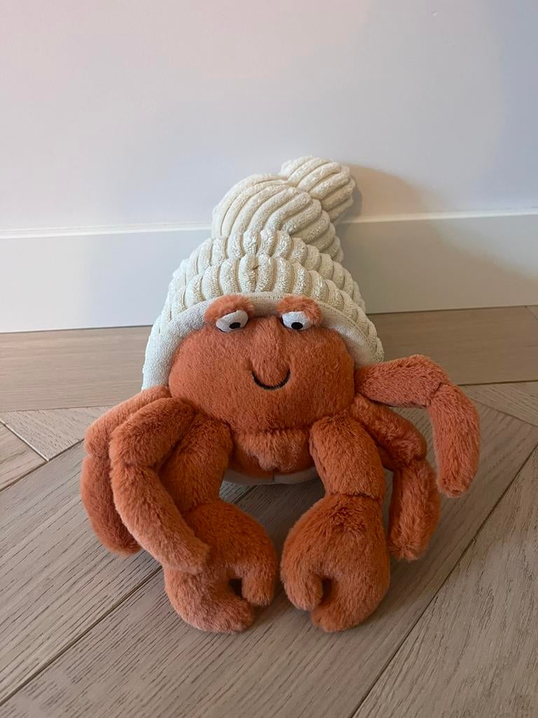 Jellycat heremietkreeft rood in een nieuwe staat, Jellycat, Overige karakters, Overige typen, Ophalen of Verzenden