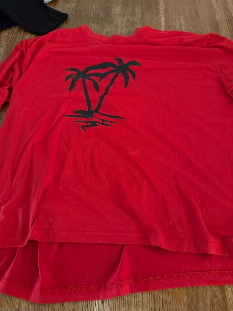 Dames t shirts, Onbekend, Gedragen, Rood, Shirt of Top