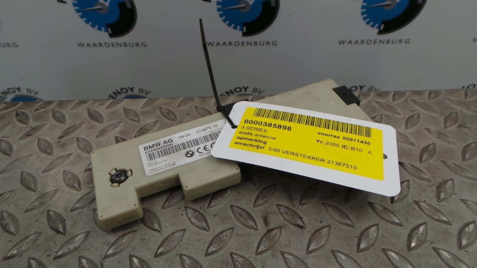 BMW 3 SERIES 318D DYNAMIC EXEC. VERSTERKER UNIT AUDIO 2005, Ophalen of Verzenden, Gebruikt, Stiba lid