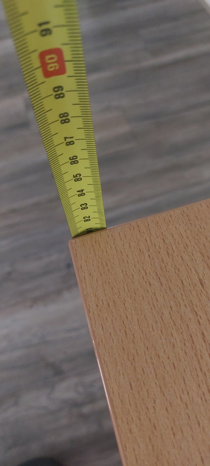 Houten kast met uitschuifbare lades, Ophalen, Gebruikt
